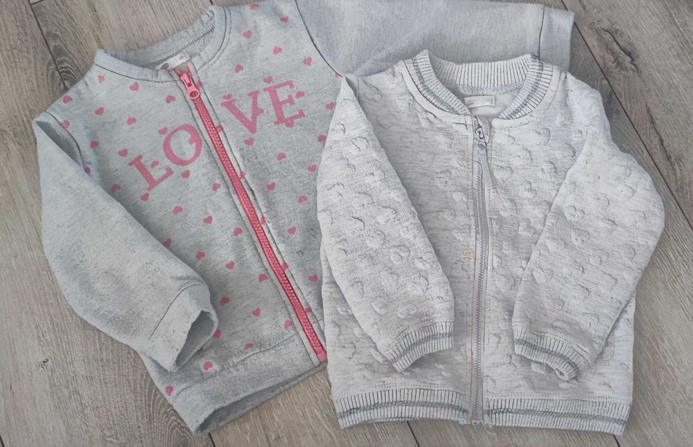 Dwie bluzy niemowlęce 86