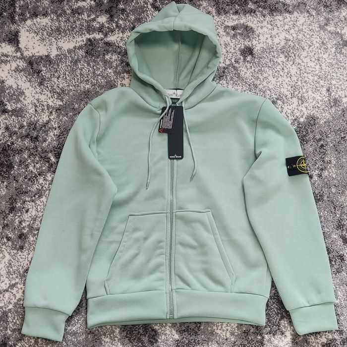РОЗПРОДАЖ! зіп-худі Stone island | зіпка Стон Айленд мятна