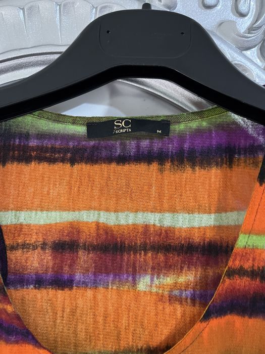 Camisola multicolor com folho