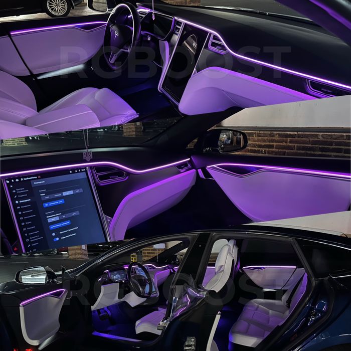 Динамическая 6в1 Контурная Ambient подсветка салона авто Symphony