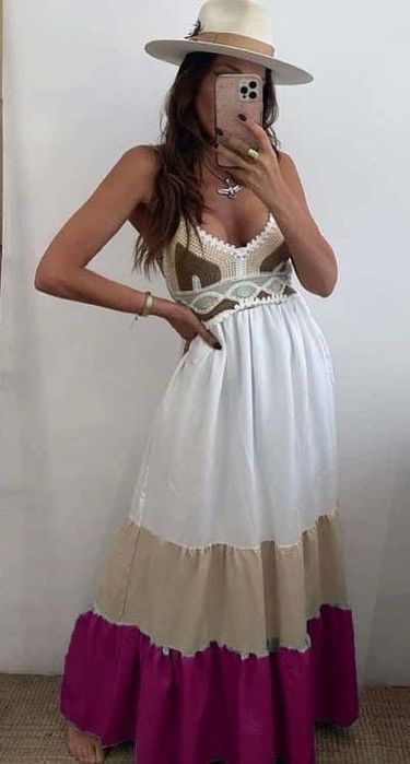 Piękne Włoskie Sukienki S M L XL