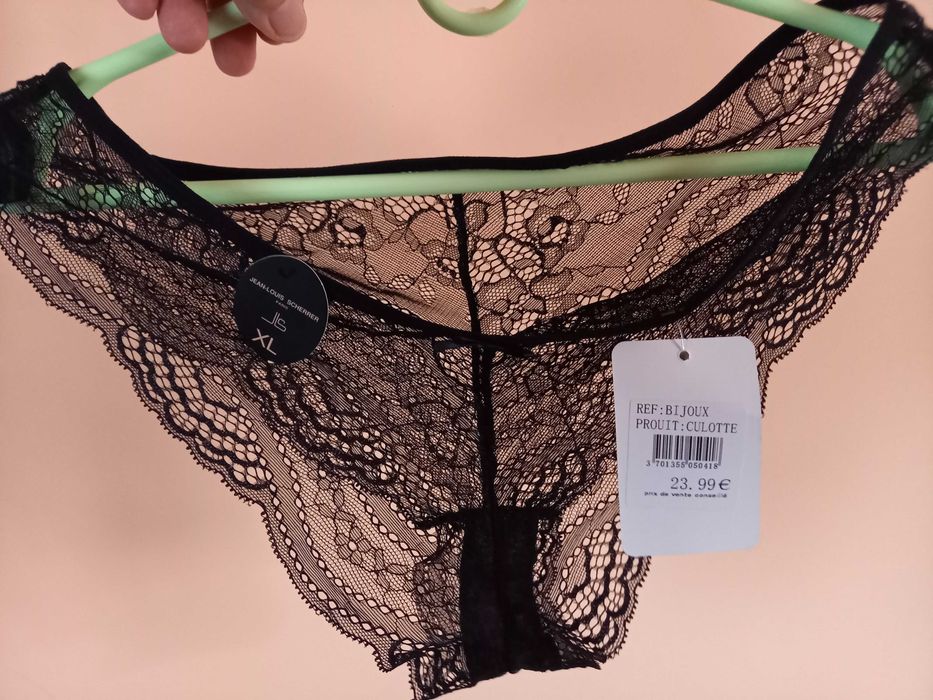 Jean-Louis Scherrer Paris koronkowe figi xl