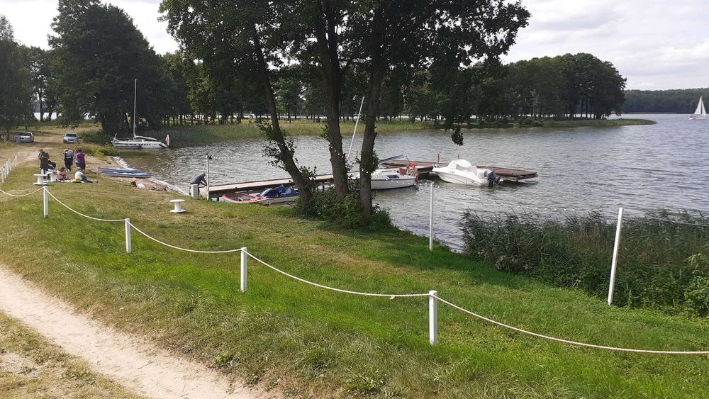 Domek nad jeziorem na Mazurach Kominek Caloroczny Nowy WOLNY