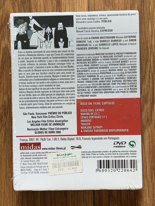 Persepolis - 2 dvds - Novo e Selado