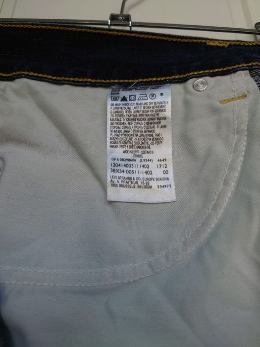 Джинсы Levi's 511, w 38, L 34. Новые. Добавил замеры.