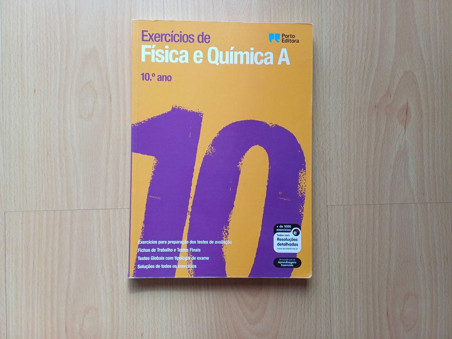 Livros de execícios de Física e Química