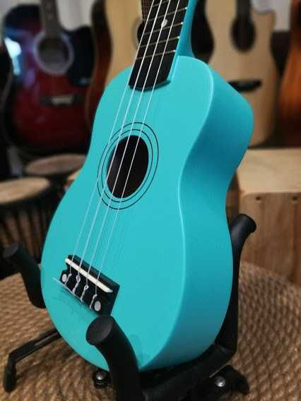 ukulele sopranowe Ever Play UK21 mint mat soprano - drewniane