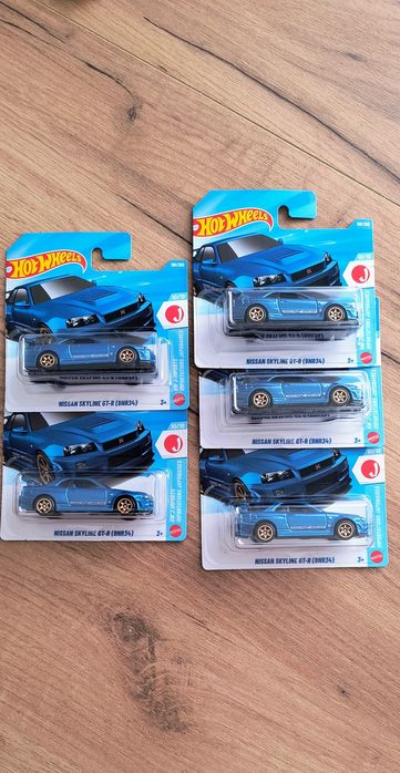 Hot wheels Nissan Skyline GT-R BNR34