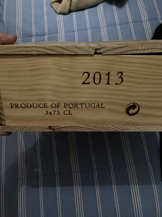 Caixa vinho madeira seleccao superior
