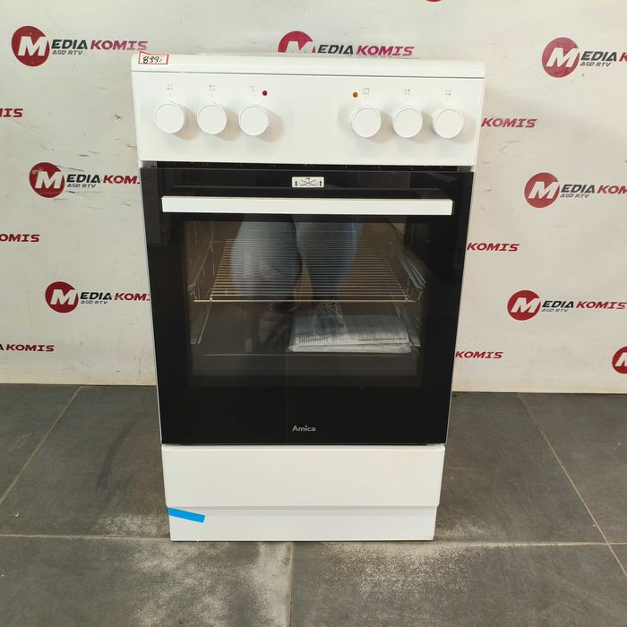 Kuchnia Amica SHC 903 021 W (2lata gwar) Klasa A / 65 litrów / termoobieg / ceramika / 50 cm szerokości
