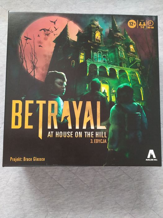Betrayal at house on the hill JAK NOWA + koszulki, 3 edycja, pl