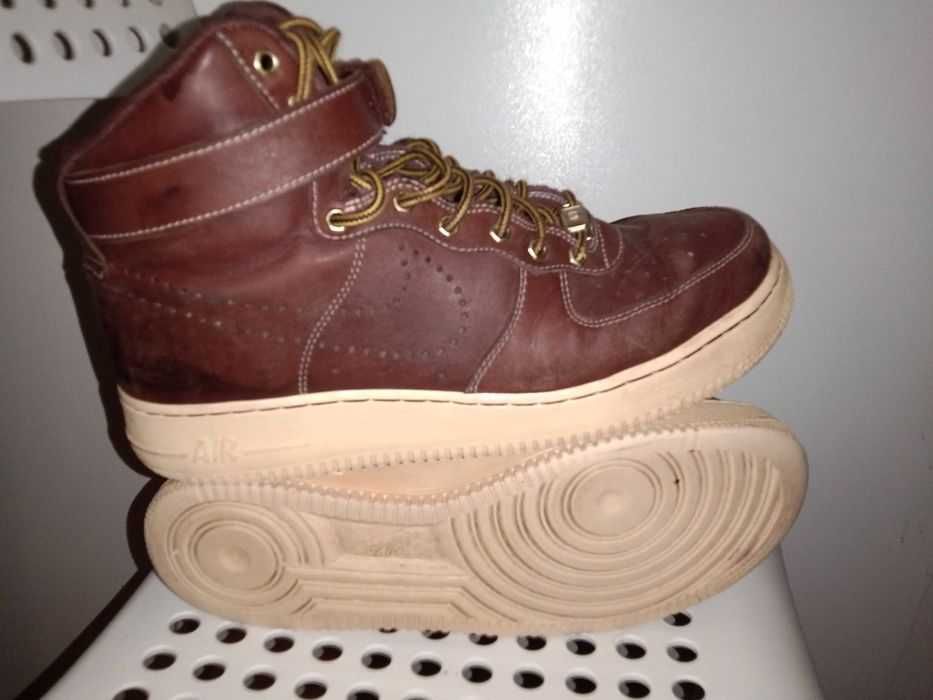 Кроссовки ботинки Найк кожа, Nike