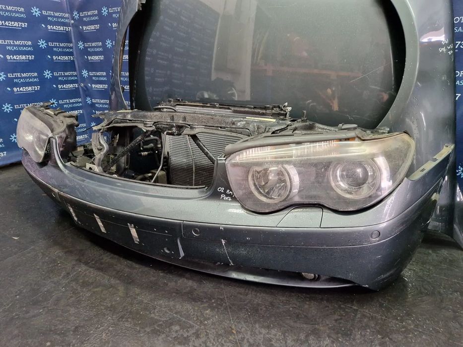 Frente completa usada BMW SERIE 7 E65 740i capot parachoques oticas