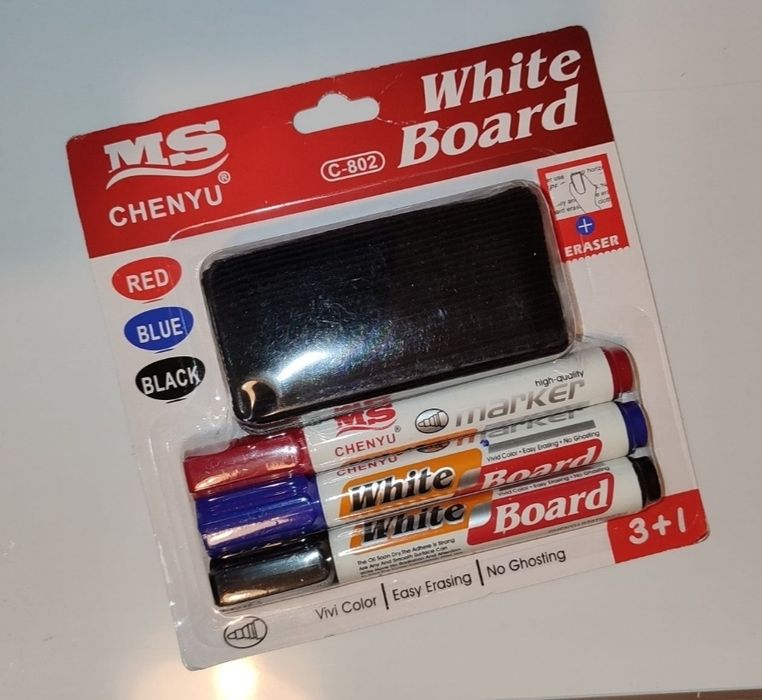 Дошка губка маркери  магніти маркерна