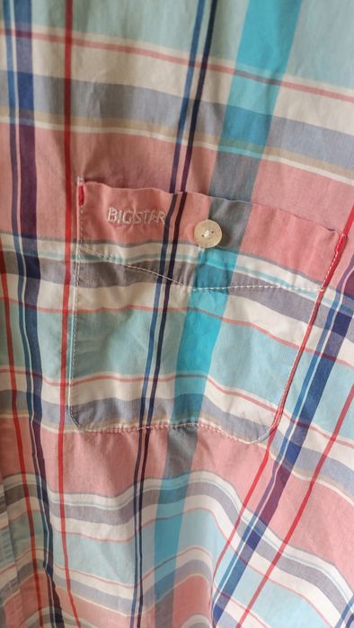 Męska koszula z długim rękawem w kratę Big Star