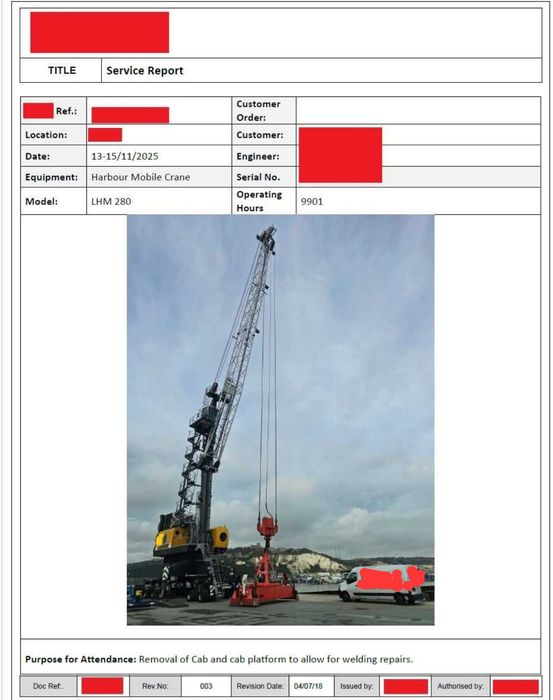 Raporty techniczne, dokumentacja serwisowa, RAMS - PL/EN