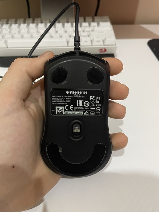 Myszka przewodowa Steelseries rival 3 czarna stan bdb