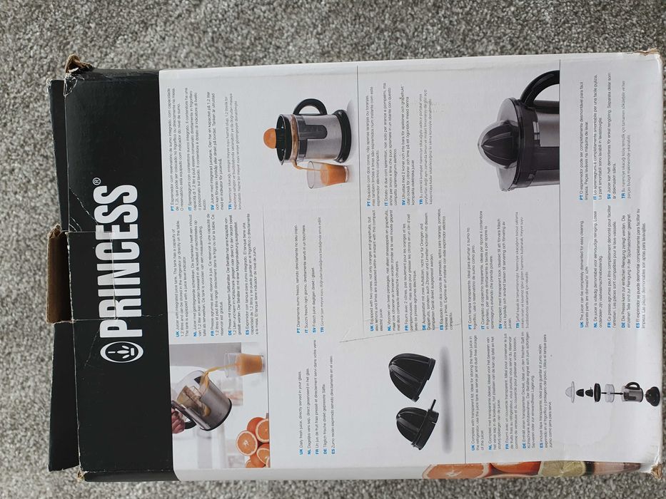 Espremedor de citrinos marca Princess