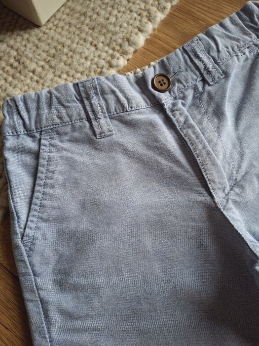 116cm 122cm, chino eleganckie spodenki szorty chłopięce