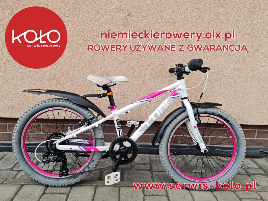 Rower dziecięcy CUBE koła 20 SHIMANO aluminium rabat polecam WYSYŁKA