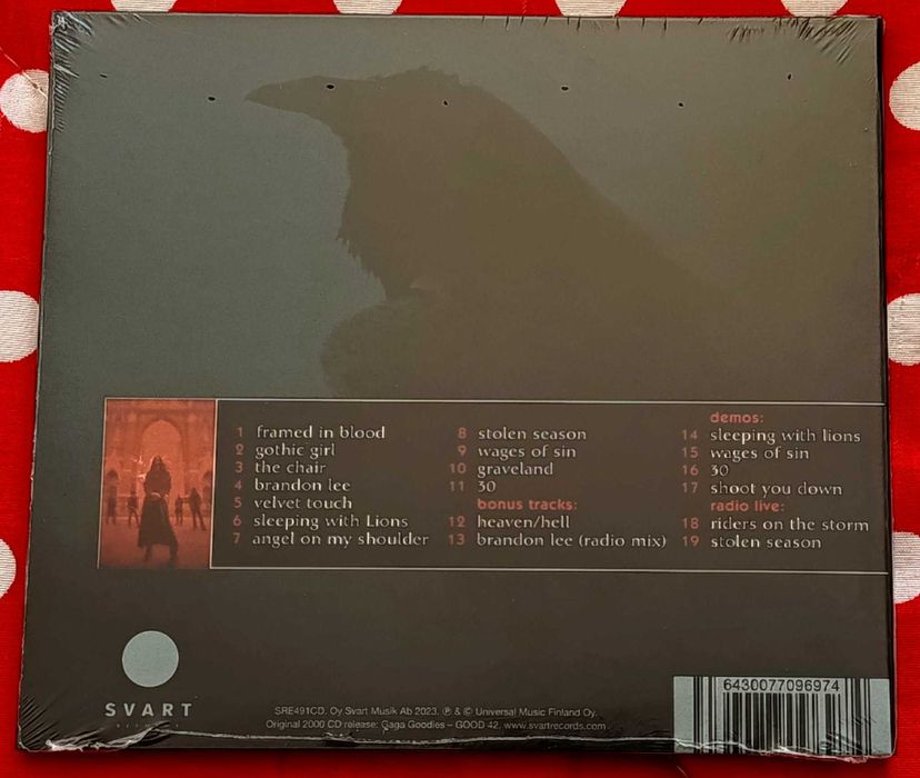 Cds de THE 69 EYES/MESSA/GREEN LUNG (novos selados)