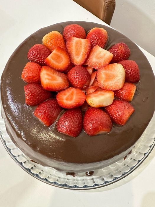 Bolo de Cenoura com Cobertura de Chocolate