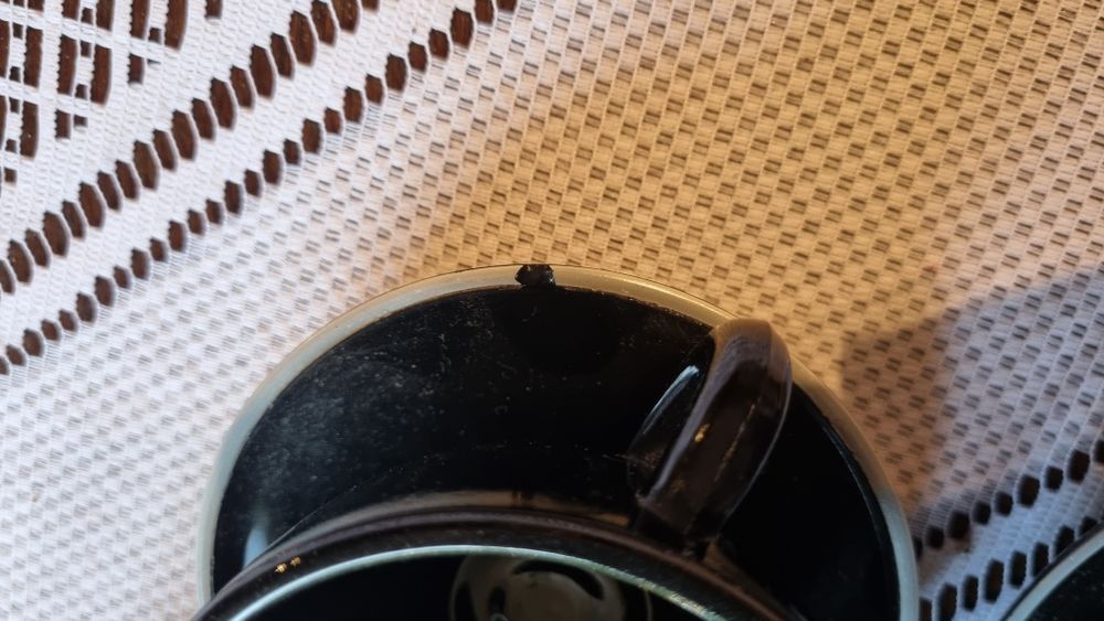 Filiżanki zastawa PRL vintage zestaw serwis kawowy