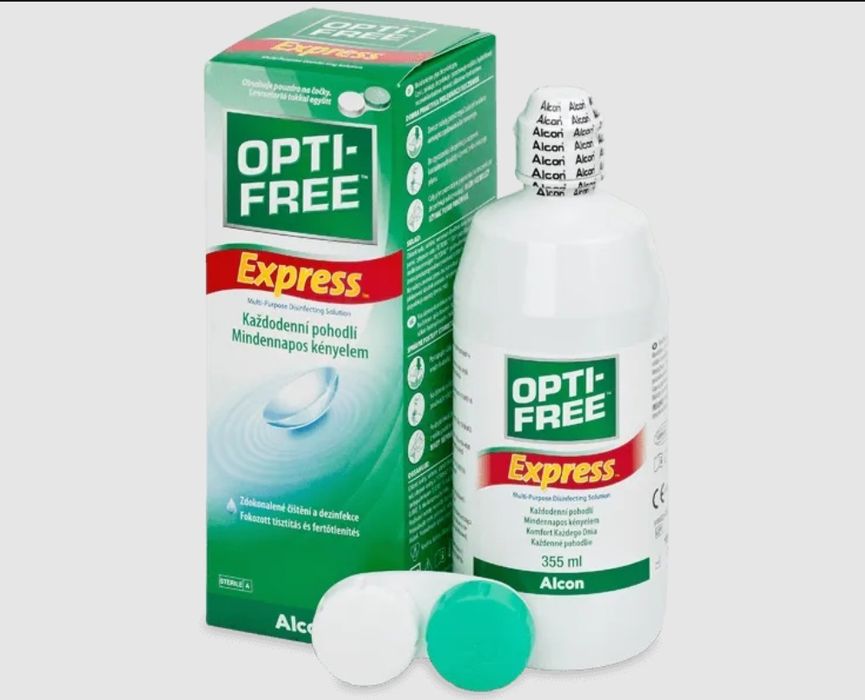 Розчин для лінз Opti-Free Express 355мл Opti-free pure moist 300мл