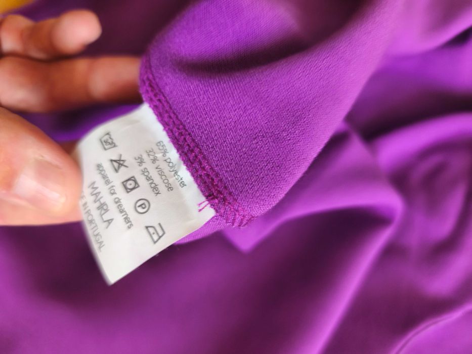 Vestido Roxo da Mahrla, made in Portugal, marca Portuguesa