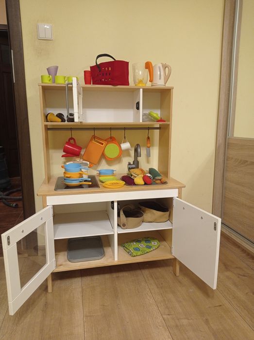 IKEA DUKTIG Kuchnia dla dzieci do zabawy brzoza 72x40x109