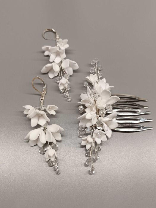 Komplet biżuterii ślubnej