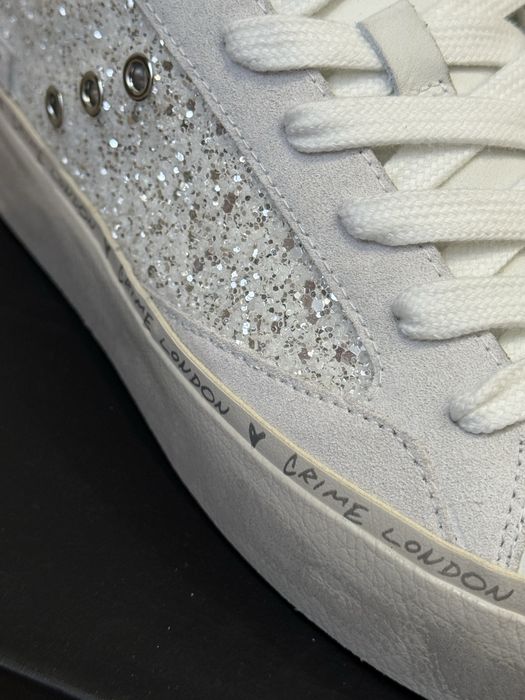 Шкіряні кеди Crime London DISTRESSED PLATFORM