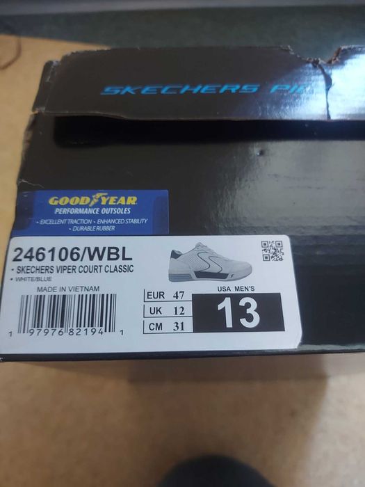 Skechers кожаніе кроссовки ,оригинал из США Стелька31см