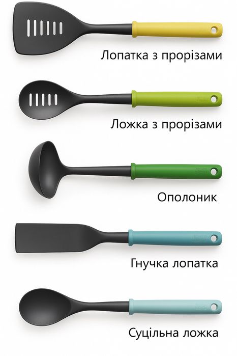 Joseph Joseph Duo Набор кухонных принадлежностей из 5 предметов