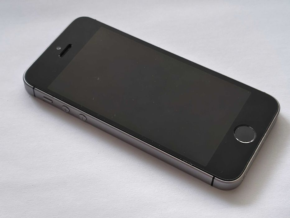iPhone SE, Space Gray, 16 GB - 100% sprawny, stan bdb, bez blokad