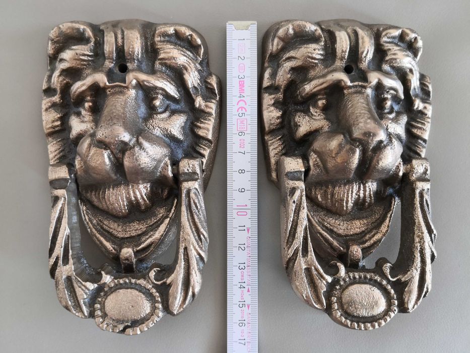 Kołatki mosiężne Lew