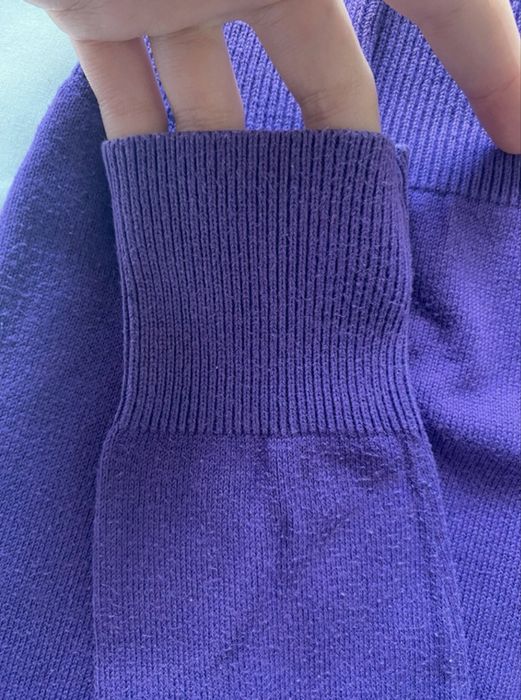 Pullover roxo de malha fina Zara, tamanho S