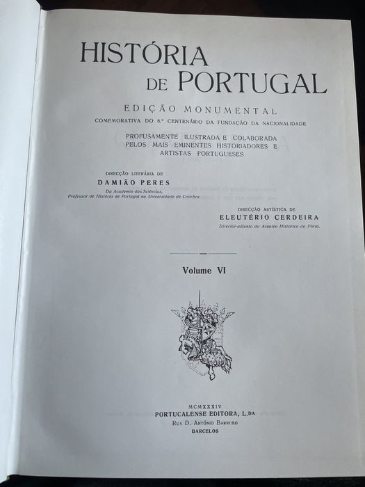 História de Portugal- Edição Monumental da Portucslense