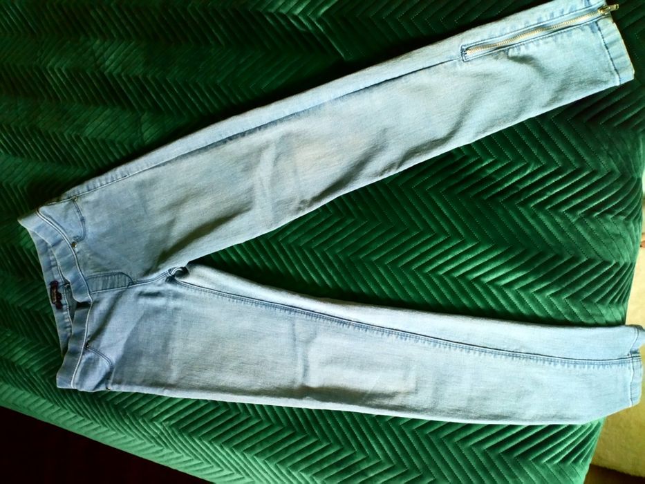 Jeansy stretch rurki, rozmiar 152