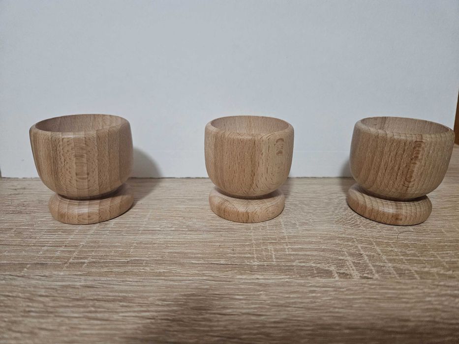 Podstawka pod jajko bukowa