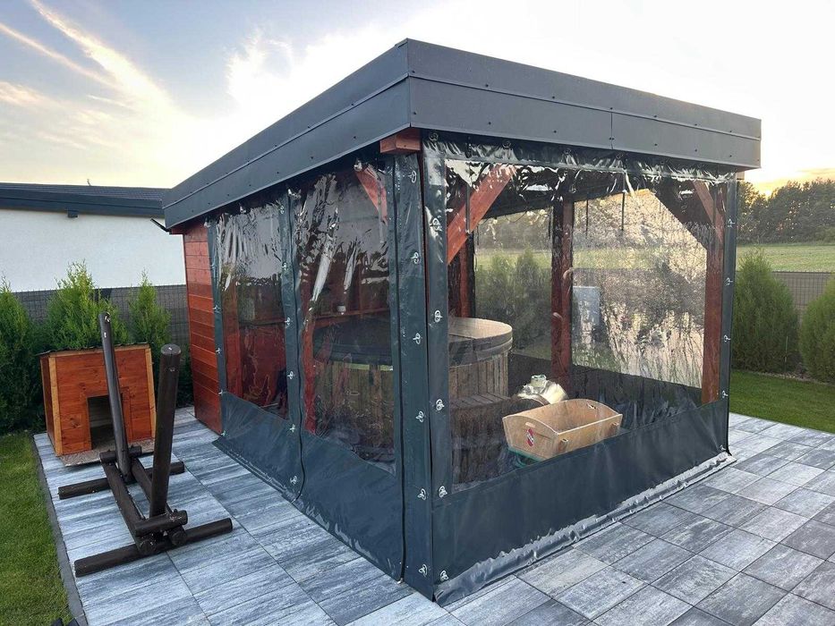 Osłony tarasowe / Plandeki PCV na altany – Na wymiar!