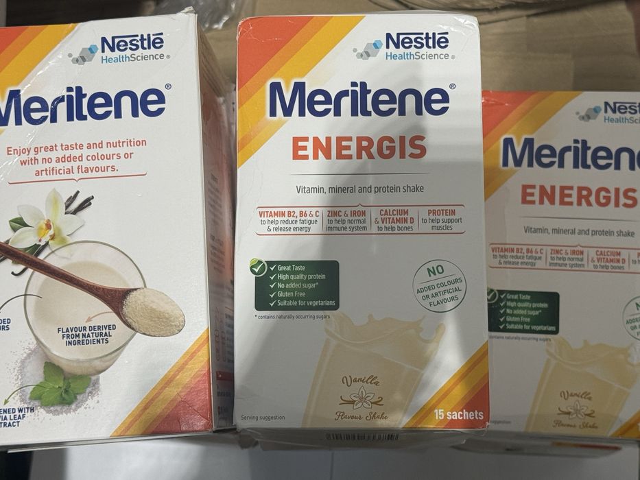 Nestle Siła i witalność Meritene Koktajl waniliowy 8x