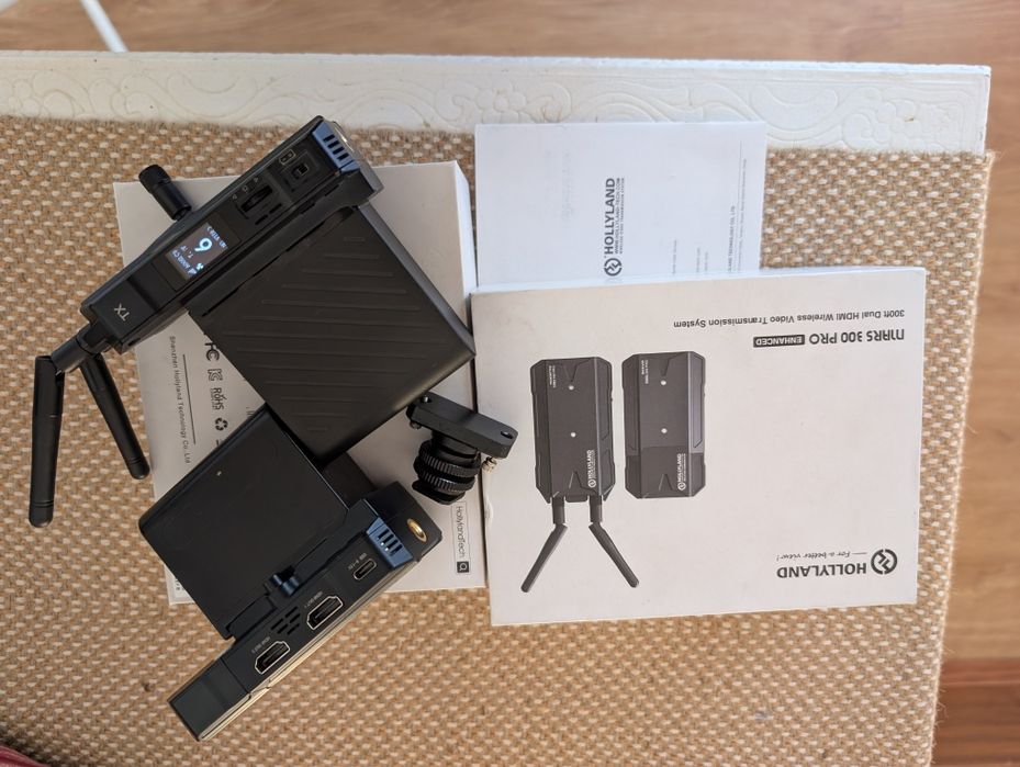 Kit transmissor recetor Hollyland 300 PRO
