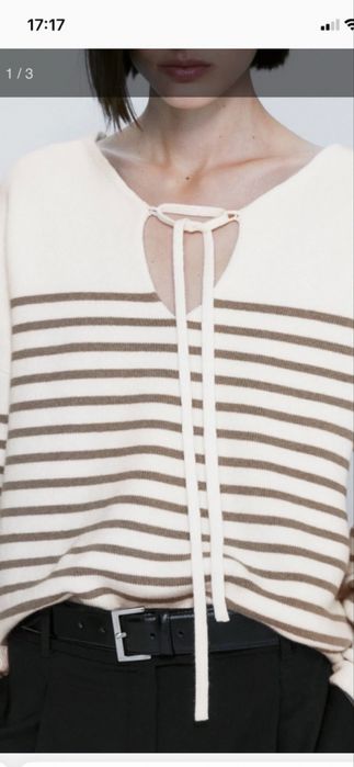 Вовняний щільний светр жіночій Massimo Dutti