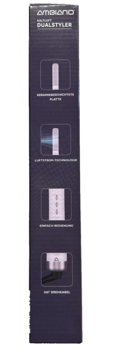 Стайлер для волосся Ambiano Cold Air Dual Styler, рожевого кольору.