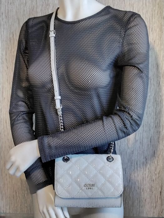 Oryginalna damska torebka na ramię GUESS Noelle Convertible Crossbody Flap