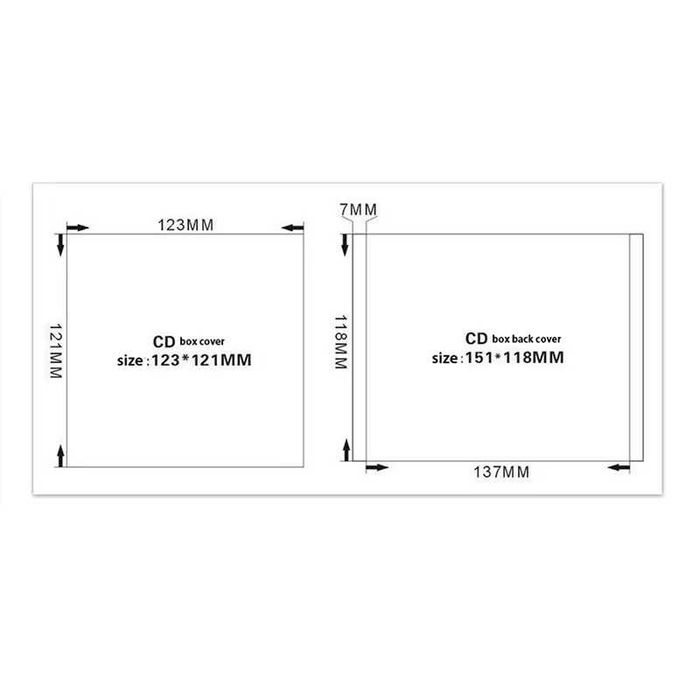 Caixas Arrumação CD´s e DVD - 20 Unidades