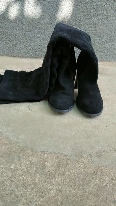 Ботфорти демісезоні/високі сапоги/взуття із замши