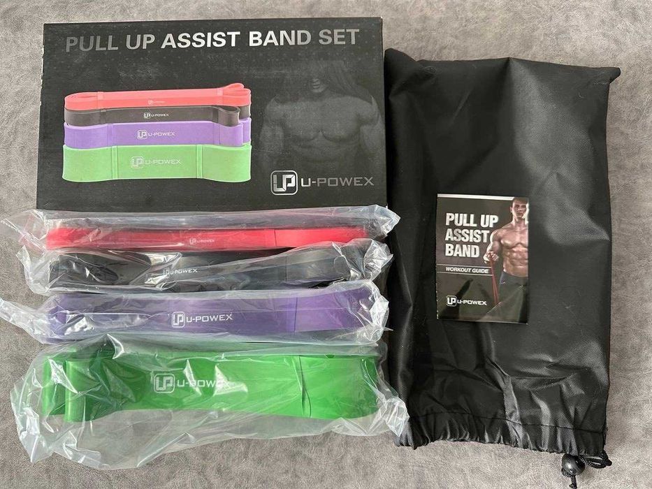 Резинки для, подтягивания,фитнеса, U-Powex,22мм,черная,оригинал!270грн