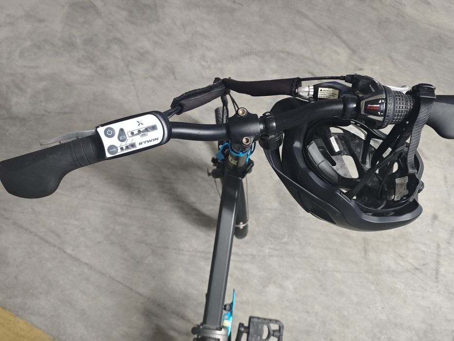 Bicicleta elétrica dobrável B TWIN decathlon